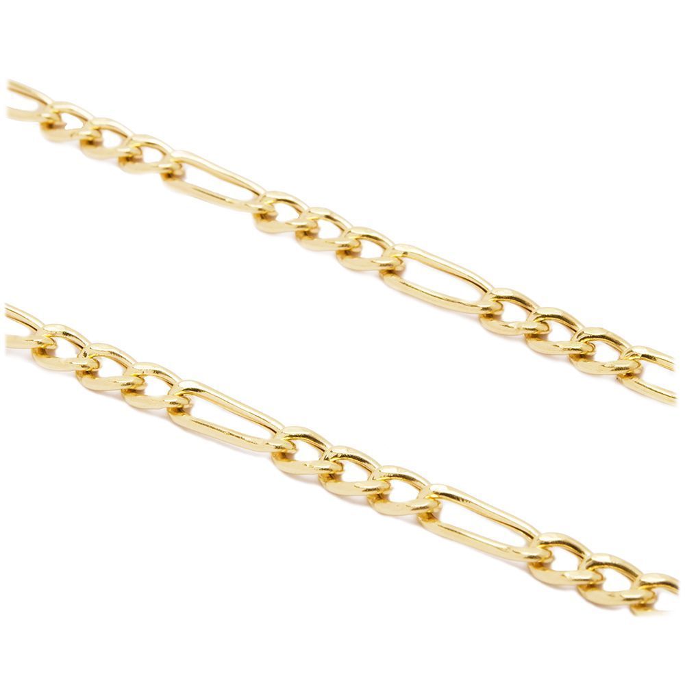 Pulseira Malha F�garo em Ouro 18 Kilates - 21170